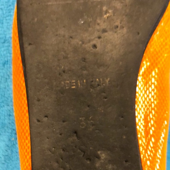 ANYI LU HARMONY Leather Peep-toe Ballet - Picture 10 of 14